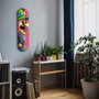 Wallity Luigi Fan Art - Pintura Decorativa de Vidrio Templado 20 x 80 cm